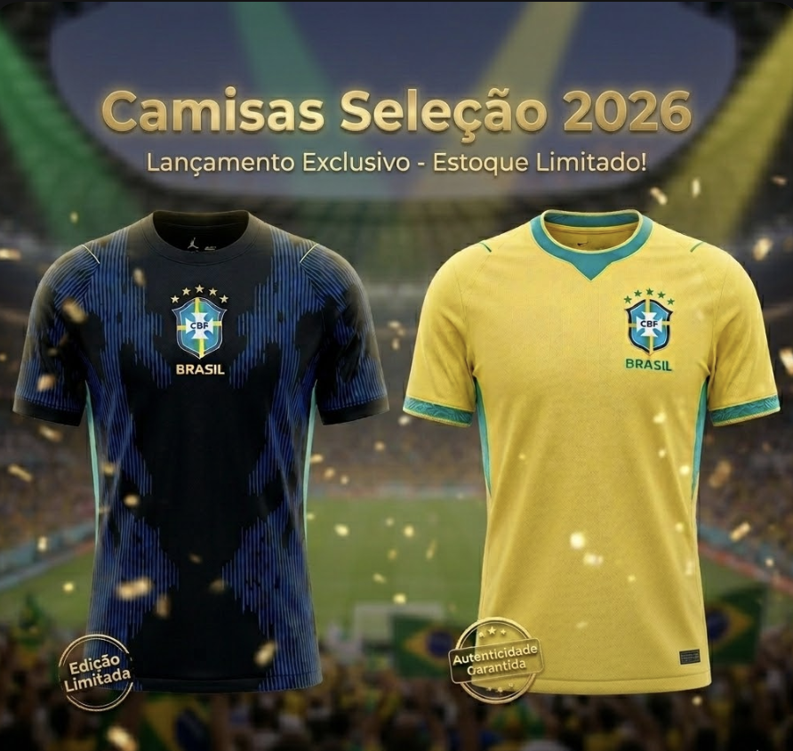 Kit Camisa 2026 - Seleção Brasileira (2 Camisas)